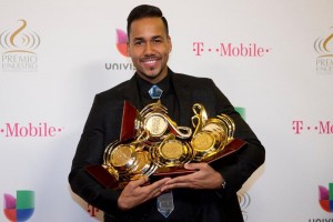 Romeo Santos se llev� los premios Artista del A�o, Artista Tropical Contempor�neo del A�o, Artista T